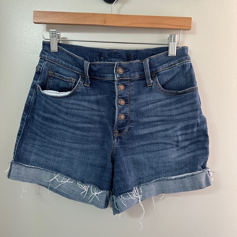 Hollister Dark Blue Jean Shorts